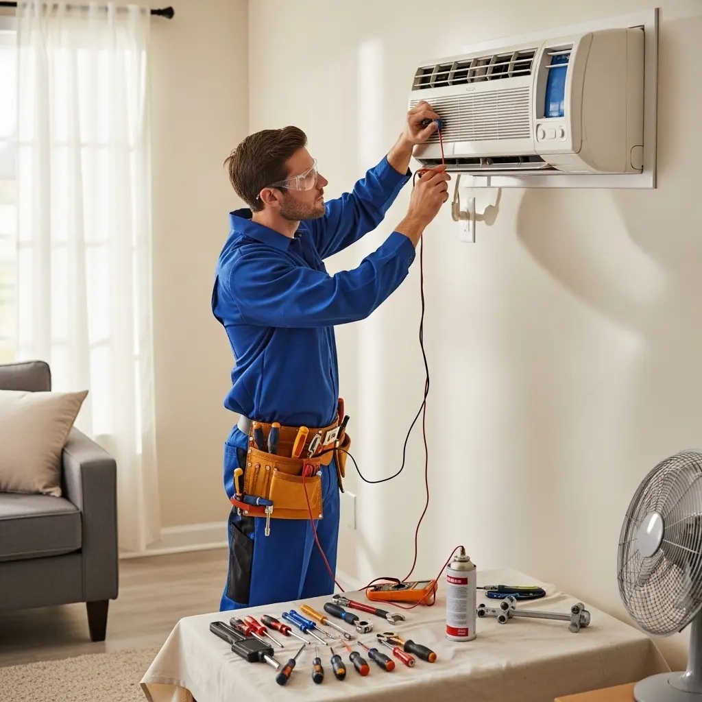 Salihli Uğur Uğur klima gaz dolumu ve bakım – Enerji verimliliği artırıldı. - Teknik servis örneği